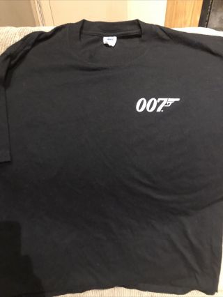 Vintage 1990’s James Bond 007 Movie Promo T Shirt Men’s Xl Rare