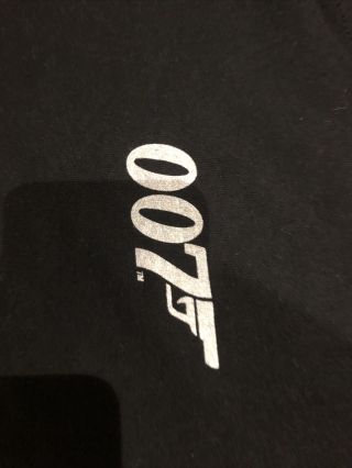 Vintage 1990’s James Bond 007 Movie Promo T Shirt Men’s XL Rare 2