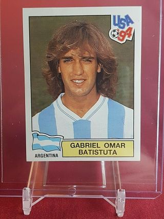 Gabriel Batistuta Argentina Usa 94 World Cup Panini Rookie Sticker
