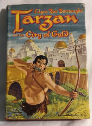 Tarzan And The City Of Gold By Edgar Rice Burroughs Whitman 1952