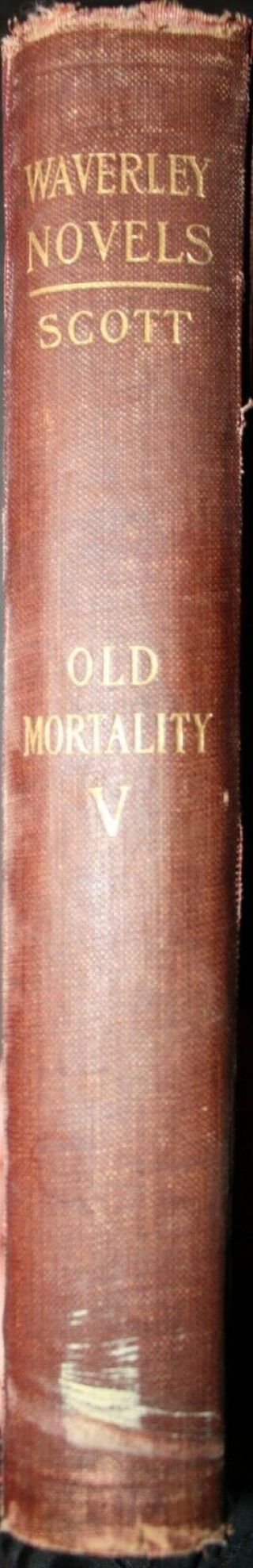 The Waverly Novels By Sir Walter Scott 1900 Old Morality Illustrated Volume 5