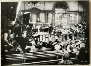 Josef Von Sternberg Directing An American Tragedy,  Vintage Photo,  Germany 1931