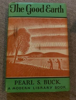 (1944) The Good Earth Pearl S.  Buck Modern Library Hbdj Classic