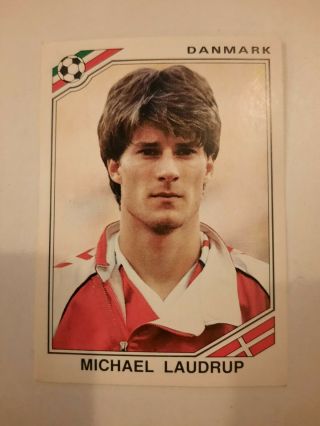 Panini Wc World Cup 1986 Mexico Sticker - Michael Laudrup Denmark No.  361
