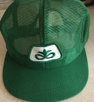 Vintage Pioneer Seed Snapback Trucker Hat Full Mesh Patch Cap K Products Usa