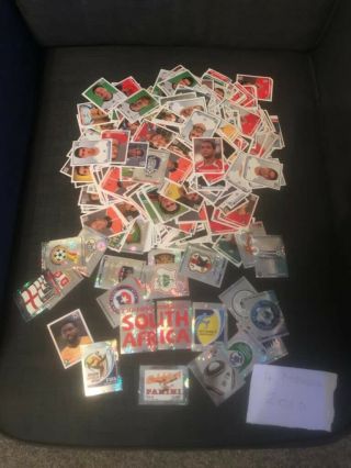 Near Full Set Of Panini World Cup 2010 Football Stickers.  Only 4 Missing.