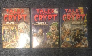 Private Laura.  K.  Jeffery Vintage Tales From The Crypt 1,  3,  4
