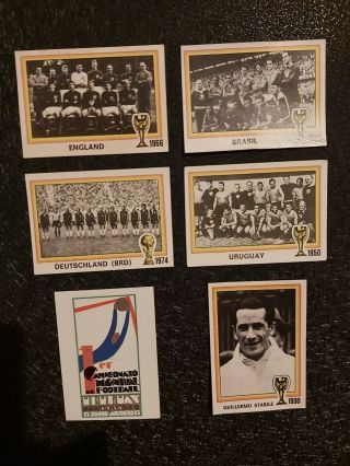 Panini World Cup Argentina 78 Stickers X 6
