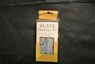 Vintage Miniature Dollhouse 1:12 Group Lawbre Company Slate Flooring Kit 1980