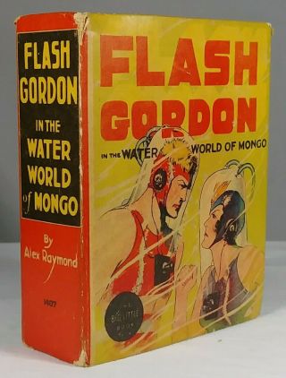 1937 Flash Gordon In The Water World Of Mongo Big Little Book Golden Age Old