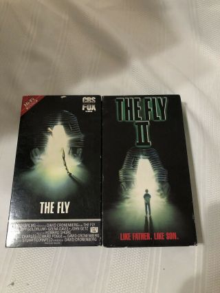 Vtg Rare 1986 The Fly 1989 The Fly Ii Betamax Sci - Fi/horror 11c