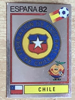 Panini Espana 82 World Cup 146 Shiney Team Foil Badge.  Chile