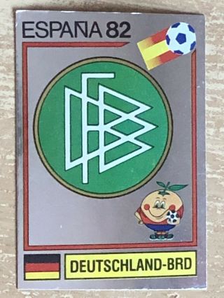 Panini Espana 82 World Cup 110 Shiney Team Foil Badge.  West Germany