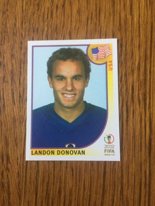 Panini Landon Donovan Usa Rookie Football Sticker World Cup 2002
