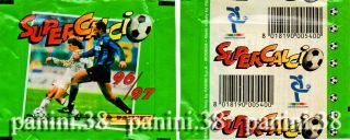Rare Pochette " Calcio 96/97 " Packet,  Tüte,  Bustina Panini
