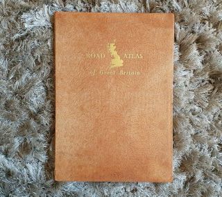 Road Atlas Of Great Britain: 1973 Edition - Leather Bound