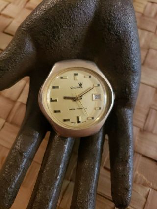 Vintage Cronel 674 Swiss Made Mens Watch For Repair