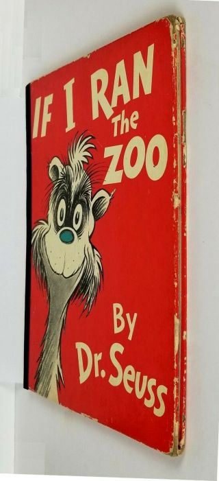 If I Ran the Zoo Dr.  Seuss 1950 Early Printing 2