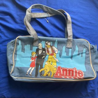 Vintage 1981 Little Orphan Annie Dog Sandy Canvas Purse Bag Graphics