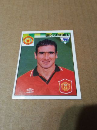 Sticker With Eric Cantona Merlin Premier League 1995