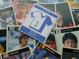 Orbis World Cup Italia 90 Stickers X 3