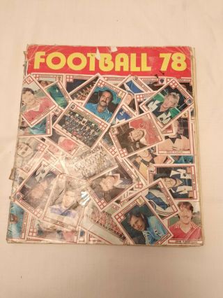 Panini Football 78 Sticker Album (only 6x Missing) 99 Complete