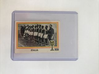 Panini Argentina 78 World Cup Album Sticker 10 Italia 1938