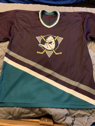 Vintage Ccm Anaheim Mighty Ducks Hockey Jersey 90’s Logo Men’s Xl