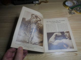 Vintage Charles Atlas 1936 Everlasting Health Strength Dynamic Tension Booklet 3