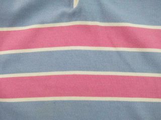 Vintage Canterbury of Zealand Women ' s Striped Rugby Shirt Large Blue Pink 3