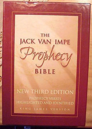The Jack Van Impe Prophecy Bible 3rd Red Letter Edition King James Version