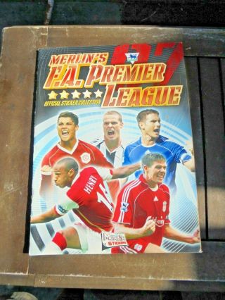 Merlin Fa Premier League Sticker Album 2006/2007