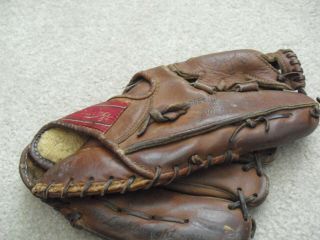 Vintage 1960s Rawlings Ken Boyer Brooks Robinson Leather Baseball Glove