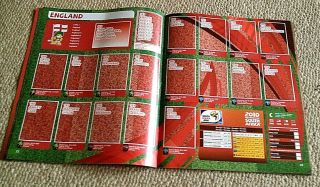 PANINI OFFICIAL STICKER ALBUM - WORLD CUP 2010 SOUTH AFRICA - EMPTY ALBUM 2
