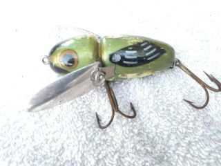 Hey L@@k Old Old Warrior Donaly Heddon Crazy Crawler Glow Fishing Lure L@@k