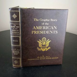 1972 Graphic Story Of American Presidents Whitney Danbury Leather Book