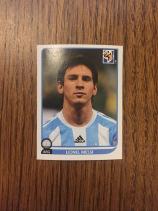 Panini Lionel Messi World Cup 2010 South Africa Argentina 122
