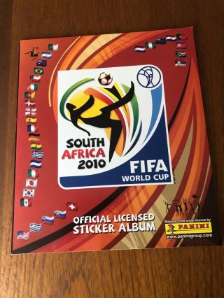 Panini Official Album - World Cup 2010 South Africa - Empty Album,  6 Stickers
