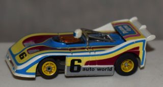 Vintage Afx G - Plus Porsche 510k Can Am Auto World Slot Car 6