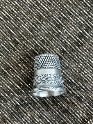 Vintage Child’s Sterling Silver Thimble Small Size 6 3