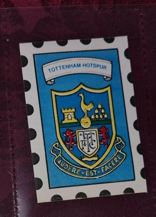 A & Bc Stamp Football Club Crests 1971 - 72.  Tottenham Hotspur.