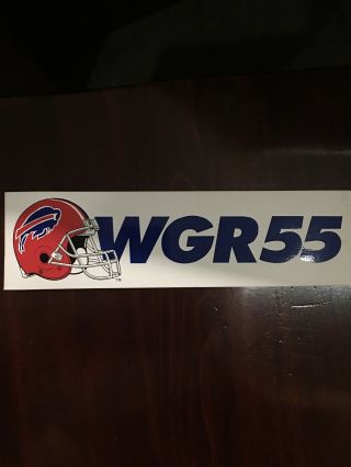 Buffalo Bills Bumper Sticker Wgr 55