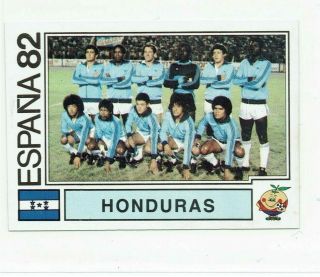 Panini Espana 82 1982 World Cup Team Sticker 347 Honduras