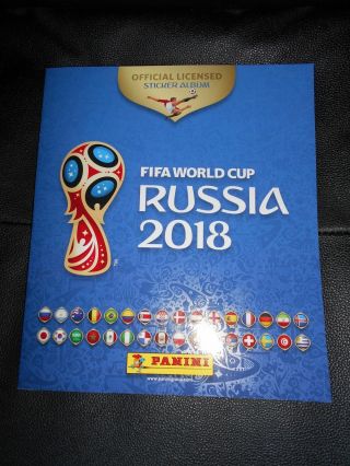 Panini Fifa World Cup Russia 2018 Official Licensed Sticker Album,  6 Stickers