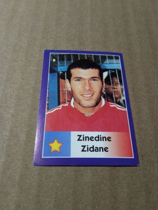 Rookie Sticker With Zinedine Zidane World Cup 1998 Diamond 146