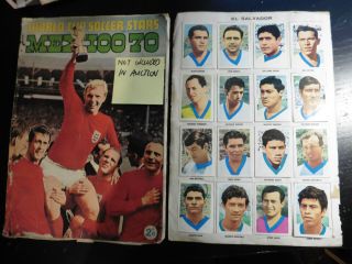 32x Czechoslovakia & El Salvador Fks World Cup Mexico 70 Soccer Stars Sticker