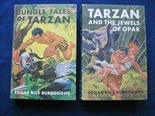 Vintage Books Tarzan - Jungle Tales/city Of Gold - Burroughs - Grosset/dunlap