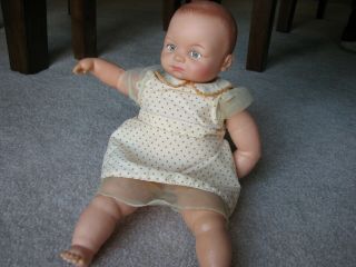 Vintage Miss Peeps Cameo 1950’s Usa Hinged Vinyl Baby Doll 15 Inch Jointed
