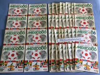 Panini World Cup Mexico 86 Football Stickers - Pick Or Choose Your Numbers