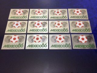 Panini World Cup Mexico 86 Football Stickers - Pick or choose your numbers 2